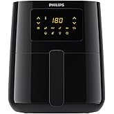 Philips Airfryer 3000 Serie L, 4.1 L (0.8 Kg), Friggitrice 13-in-1, 90% di Grassi in meno con la Tecnologia Rapid Air, Digita