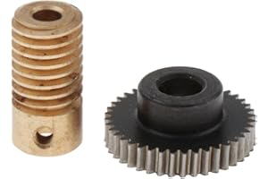 Bnf 0.5 Modulus Steel Worm Gear Wheel + Brass Gear Shaft Set Hole 4mmBusiness & Industrial| Automation, Motors & Drives| Elec