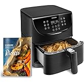 COSORI Friggitrice ad Aria Calda con 11 Programmi,100 Ricette Multilingue 3,5L, Funzione Keep Warm, LED Touch Screen, Tempo T