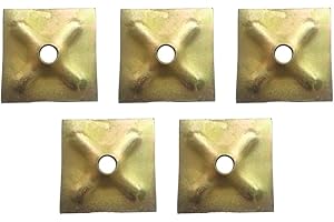 B.K.Jagan & Co Tie rod wing nut Waller Plate 100mm Hole size: 20mm(Set of 5)