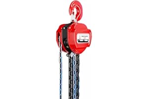 Hoipro Capacity 1000 Kg (1 Ton) Lift 3 Mtr Chain Pulley Block 1T3M