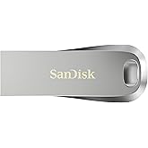 SanDisk Ultra Luxe USB 3.2 Flash-Laufwerk 128 GB (USB 3.2 Gen 1- und USB 3.0-fähig, 400 MB/s, Passwortschutz, Software zur Da