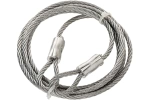 Tinax Heavy Duty Single Body Wire Rope Slings (Eye to Eye) (6 Meter, 19mm -5 Ton)