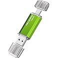 USB Stick 128GB, USB C Flash Laufwerke 2 in 1 OTG Dual Memory Stick Typ C Pen Drive USB 2.0 Speicherstick Data Datenspeicher 