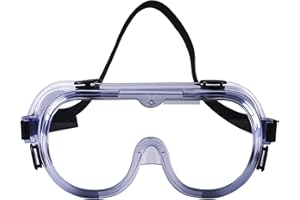 3M Safety Goggles Model 1621, Polycarbonate, Protects From Chemical Splashes, Clear Lens, Hardcoat, Transparent Goggles, Mult