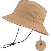 MK MATT KEELY Sun Hat for Men Women Summer UPF 50+ Boonie Hat Foldable Outdoor Waterproof Bucket Hat with Wide Brim