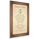 ArtinKart- Law Lawyers Prayer Advocate Poster, Motivational Poster, Advocate Quotes Poster, Lawyer Office Decoration Poster (