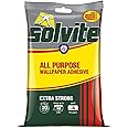 Solvite All Purpose Wallpaper Adhesive with Long-Lasting Results, Wallpaper Paste, Mixes in 20 Seconds, Hangs up to 10 Rolls,