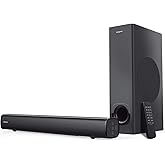 CREATIVE Stage 2.1 Channel Soundbar with Subwoofer for TV, Computer and Ultrawide Screens, Bluetooth/Optical Input/TV ARC/AUX