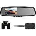 AUTO-VOX Wireless Reverse Camera Kit Car Backup Camera with Rear View Mirror Monitor and IP68 Waterproof Reversing Camera 6 L