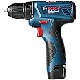 Bosch GSR 120-LI Cordless Drill Driver, 12V, 1,500 rpm, 14/30/- Nm, 10 mm Chuck, 0.8 kg + 1 x GBA 12V 2.0Ah Battery, GAL 1210