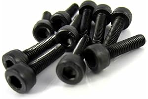 RT SENSE - Allen Bolt (M4 x 10mm), Socket Head Cap Screws, Machine Thread, Allen Socket Drive, Bright Finish, Full Thread (Pa