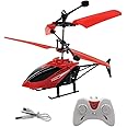 FLYCON Exceed Helicopter with Radio Remote Control and Hand Sensor Charging Helicopter 2 in 1 Toys with 3D Light Toys for Boy