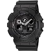 Casio Resin G-Shock Analog-Digital Black Dial & Band Men's Watch-Ga-100-1A1Dr (G270)