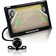 Pyle Backup Rear View Car Camera Screen Monitor System - Parking & Reverse Safety Distance Scale Lines, Waterproof, Night Vis