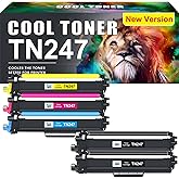 Cool Toner TN247 TN-243CMYK Toner Value Pack Compatible for Brother TN243 DCP-L3550CDW DCP-L3510CDW HL-L3210CW HL-L3230CDW MF