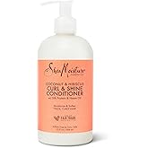 Shea Moisture, Balsamo Curl & Shine per capelli ricci, profumo: Cocco e Ibisco, 384 ml, 13 Once fluide