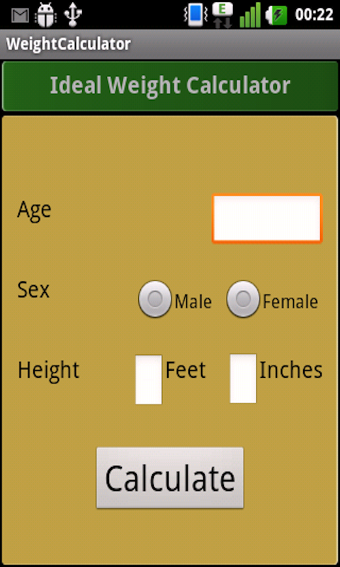 Ideal Weight Calculator: Amazon.co.uk: Appstore for Android