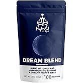 HYBRID HERBS - Dream Blend 10X Strength - Sleep Supplement with Organic Reishi Mushroom, Reishi Spores, Chaga & He Shou Wu Sl