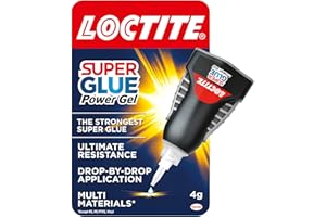 Loctite Super Glue Power Gel, Flexible Super Glue Gel, Superglue with Non-Drip Formula for Vertical Applications,Clear Superg