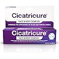 Cicatricure Face & Body Scar Gel, Reduces the Appearance of Old & New Scars, Stretch Marks, Surgery, Injuries, Burns and Acne