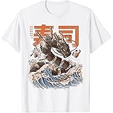 Great Sushi Dragon Japanese Food Kawaii Dragon Anime T-Shirt