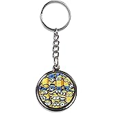 DeLush Design Smiley Metal Keychains Keyring for Car Bike Classic office Printed quotes Key Chain for Boys & Girls stylish/Ke