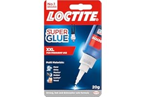 Loctite Super Glue, All Purpose Liquid Adhesive for Repairs, Super Strong Clear Glue for Various Materials, Superglue for Pre