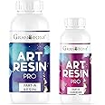 GRANOTONE Crystal Clear UV-Resistant epoxy resin Art Kit, Long-Lasting, Smooth Finish, Non-Toxic, Easy to Use with Self-Level