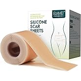 Silicone Scar Sheets (1.6” x 120”Roll-3M), Silicone Scar Tape Roll, Scar Silicone Strips, Reusable, Professional Scar Removal