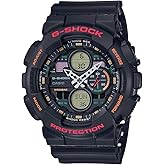 Casio Analog-Digital Black Dial Men's Watch-GA-140-1A4DR (G976)