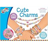 Galt Cute Charms - Creative Cases Necklace and Bracelet Making Kit - 300Plus Colourful Cute Animal Charms and Beads -Fun Craf