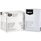 Amazon Basics Multi-purpose Copy Printer Paper, A4 80 gsm, 2500 Count (Pack of 5), White