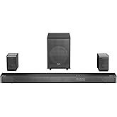 Hisense AX Series 5.1.2 Ch 420W Soundbar with Wireless Subwoofer & Wireless Rear Satellite speakers, and Dolby Atmos AX5120G