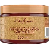 SheaMoisture Miele di manuka e olio di mafura Intensive Hydration Hair Masque, per capelli secchi e danneggiati 355 ml