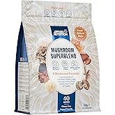 Applied Nutrition Mushroom Superblend - Lions Mane, Reishi, Chaga, Shiitake, Maitake, Tremella, Cordyceps Sinensis, King Trum