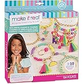 Make It Real Bracelet Making Kit with Neon Bracelet Beads - Girls Friendship Jewellery - Arts and Crafts for Kids