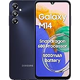 Samsung Galaxy M14 4G (Sapphire Blue,4GB,64GB) | 50MP Triple Cam | 5000mAh Battery | Snapdragon 680 Processor | 2 Gen. OS Upg