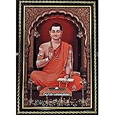 Basaveshwara Photo, Basavanna Photo, Quality (Medium Size) 13 * 9 Inch Frame with 6 mm Board, Premium Vinyl Print