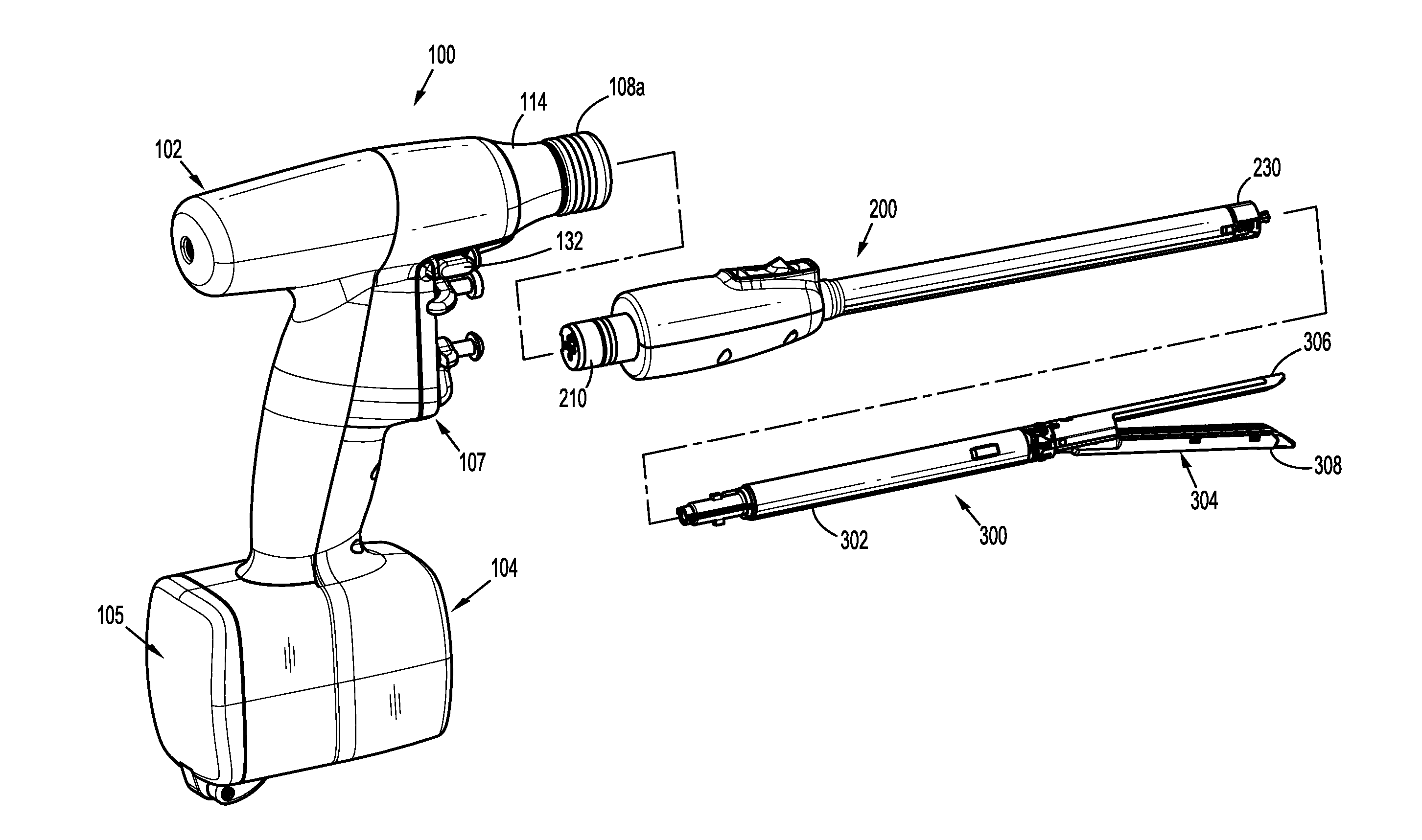 Hand held surgical handle assembly, surgical adapters for use between surgical handle assembly and surgical end effectors, and methods of use