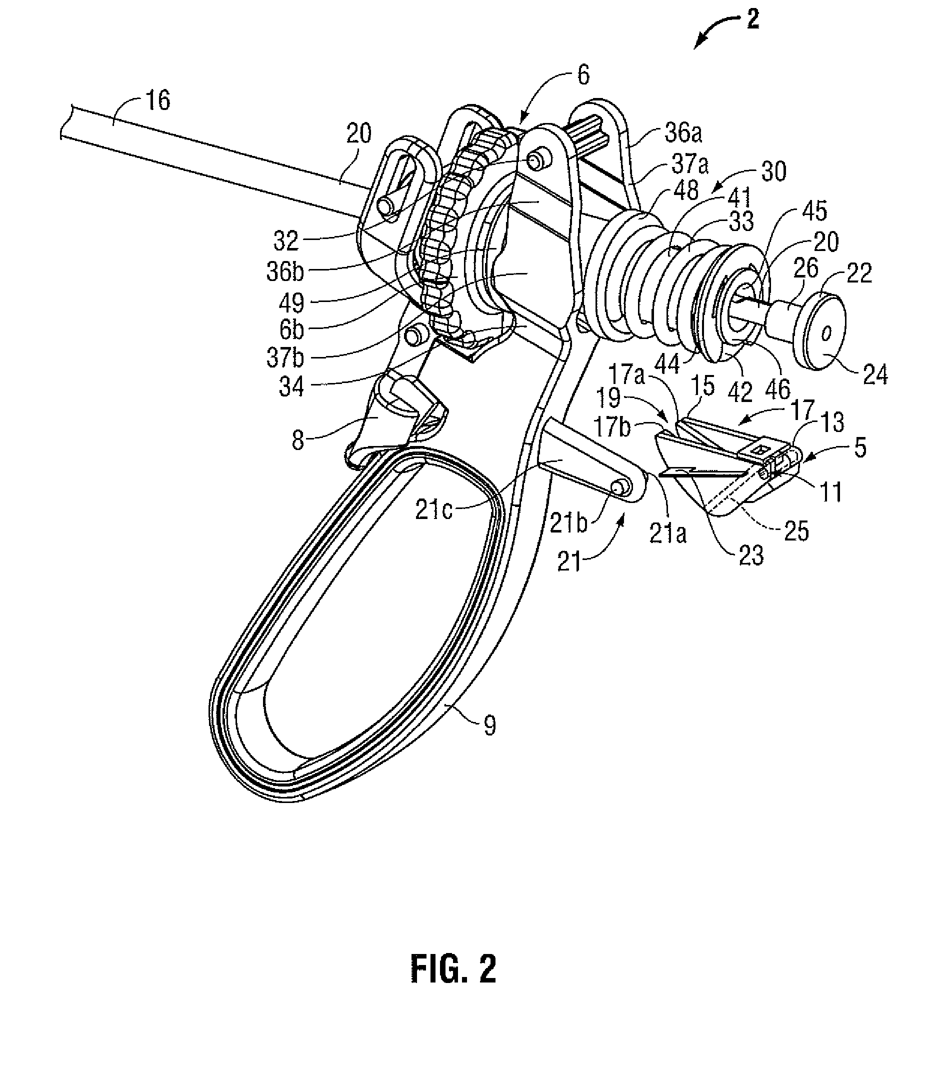 Apparatus for performing an electrosurgical procedure