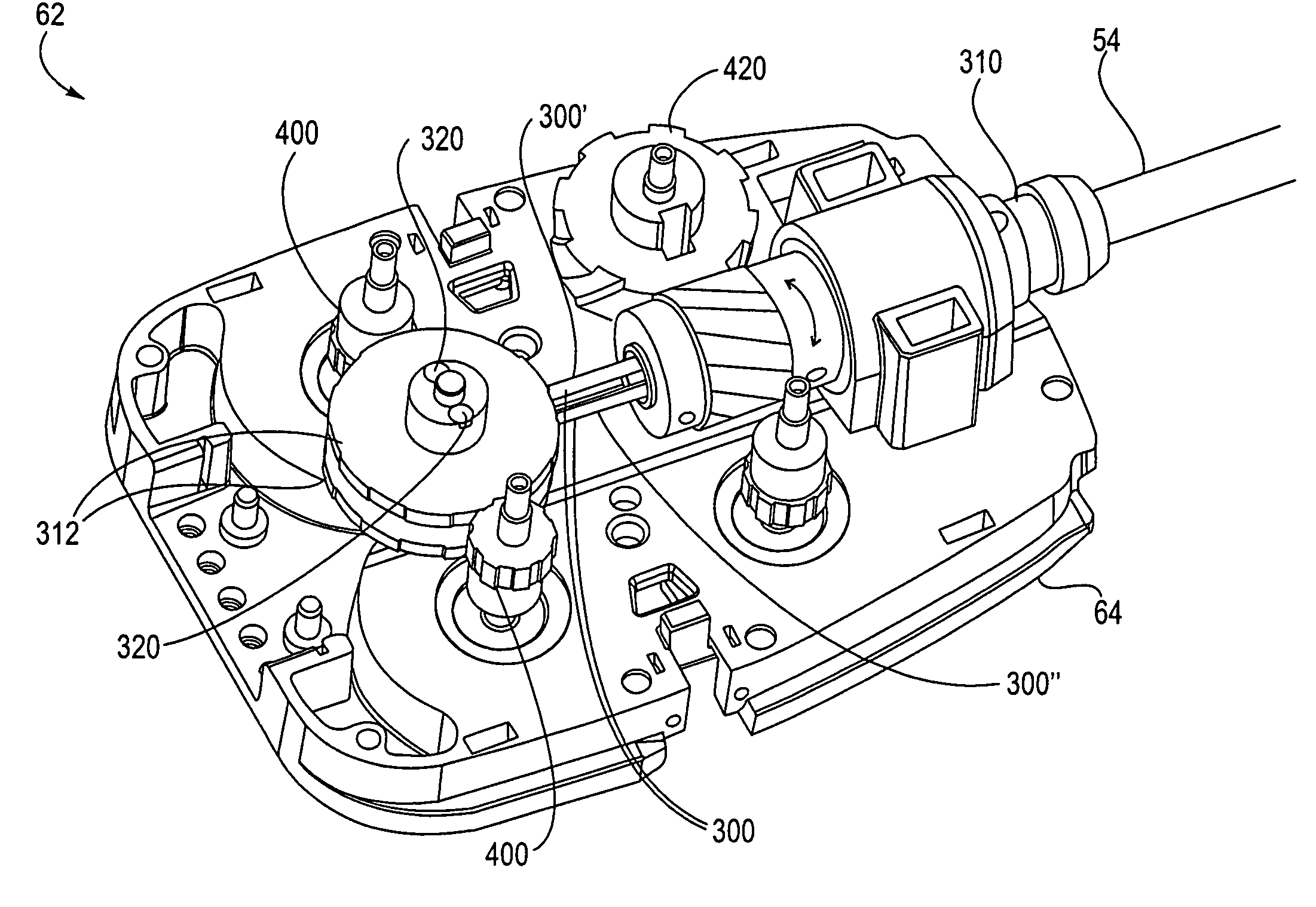 Platform link wrist mechanism