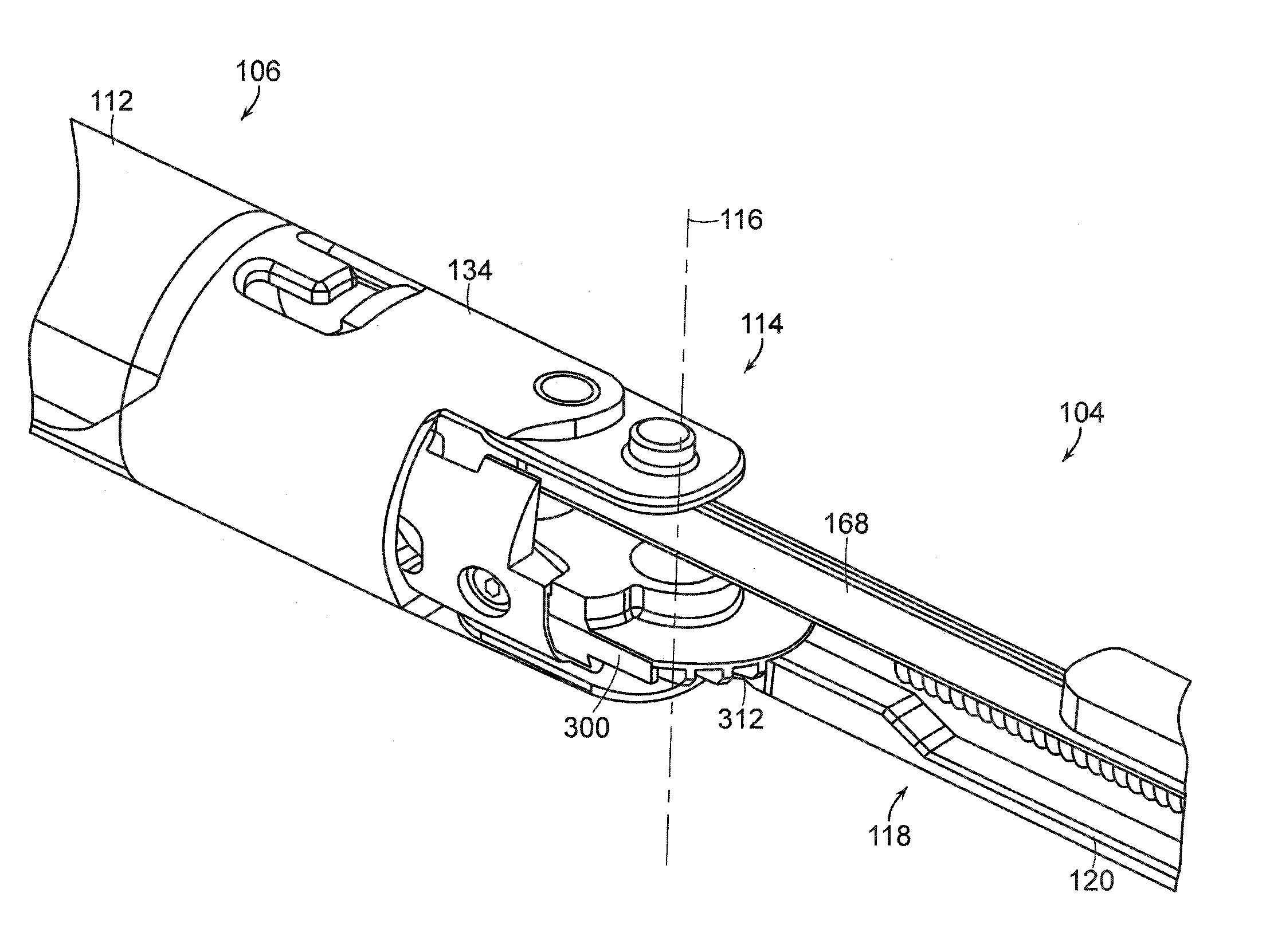 Surgical instrument articulation joint cover