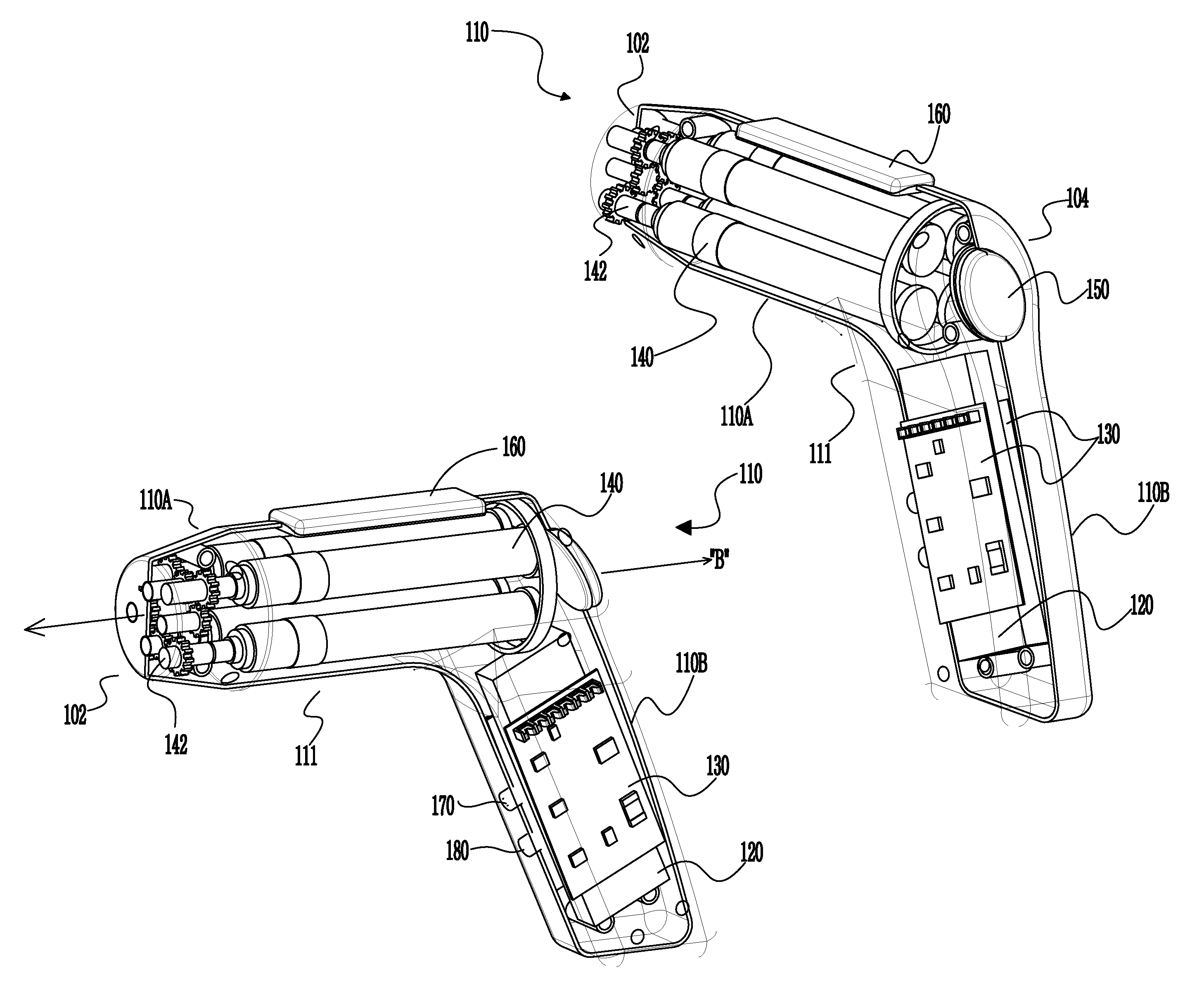 System and method for performing surgical procedures with a reusable instrument module