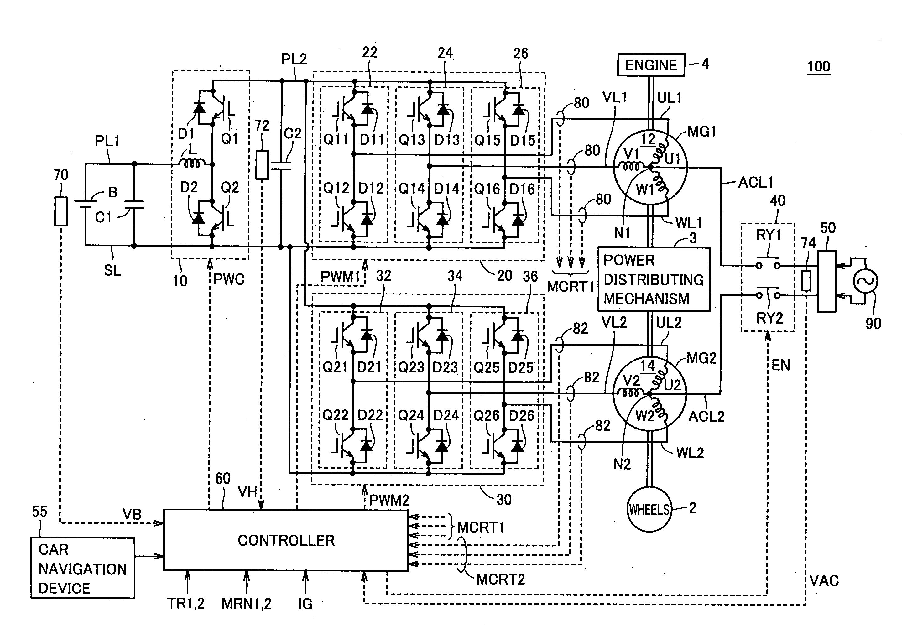 Hybrid vehicle and method of controlling the same