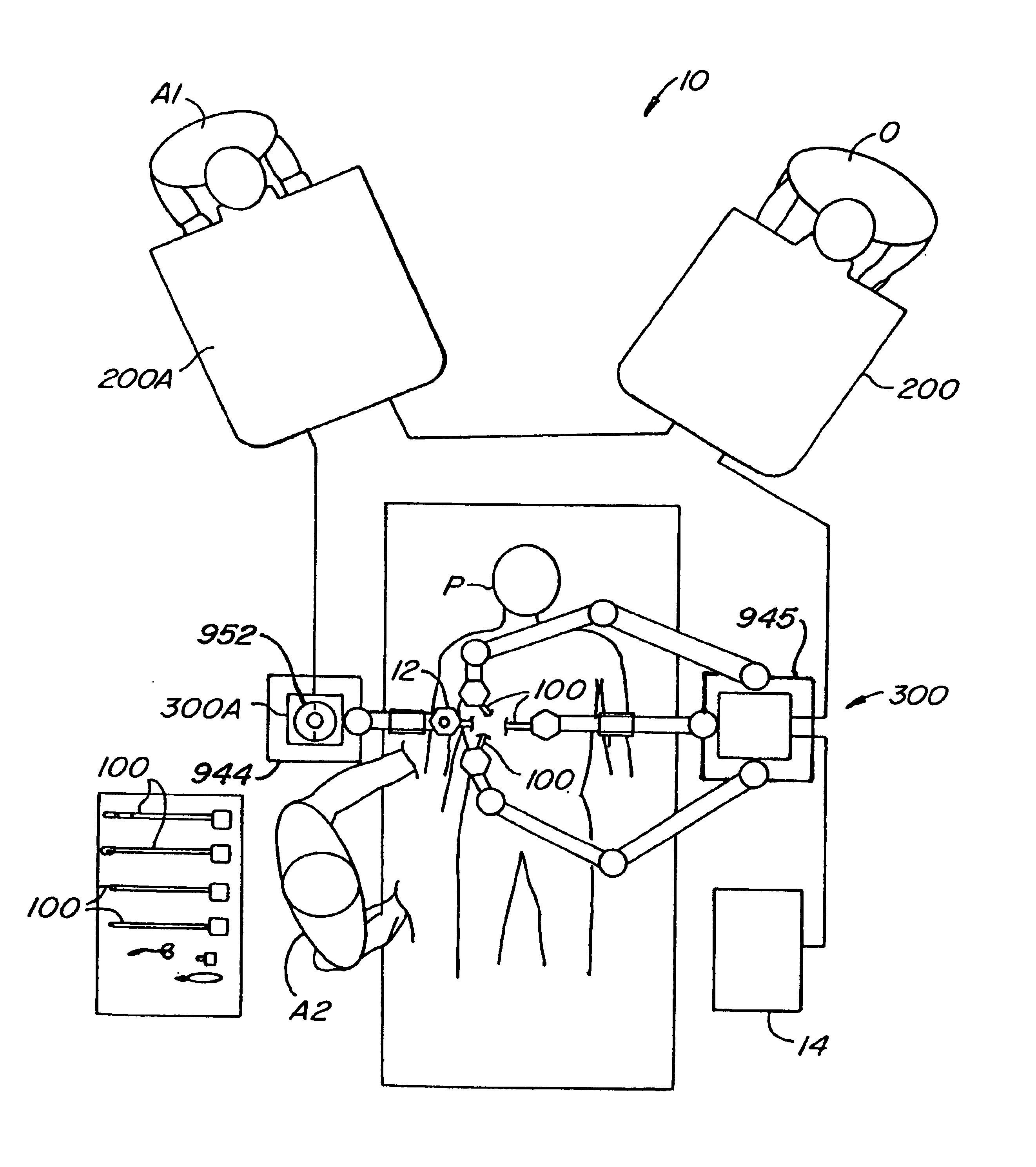 Arm cart for telerobotic surgical system