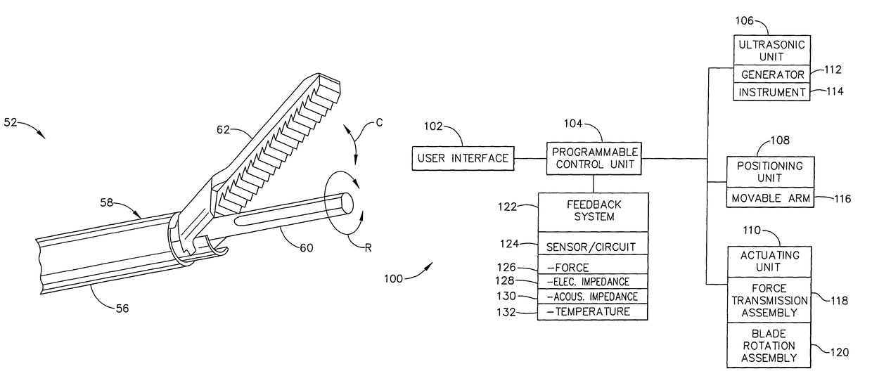 Ultrasonic surgical system and method