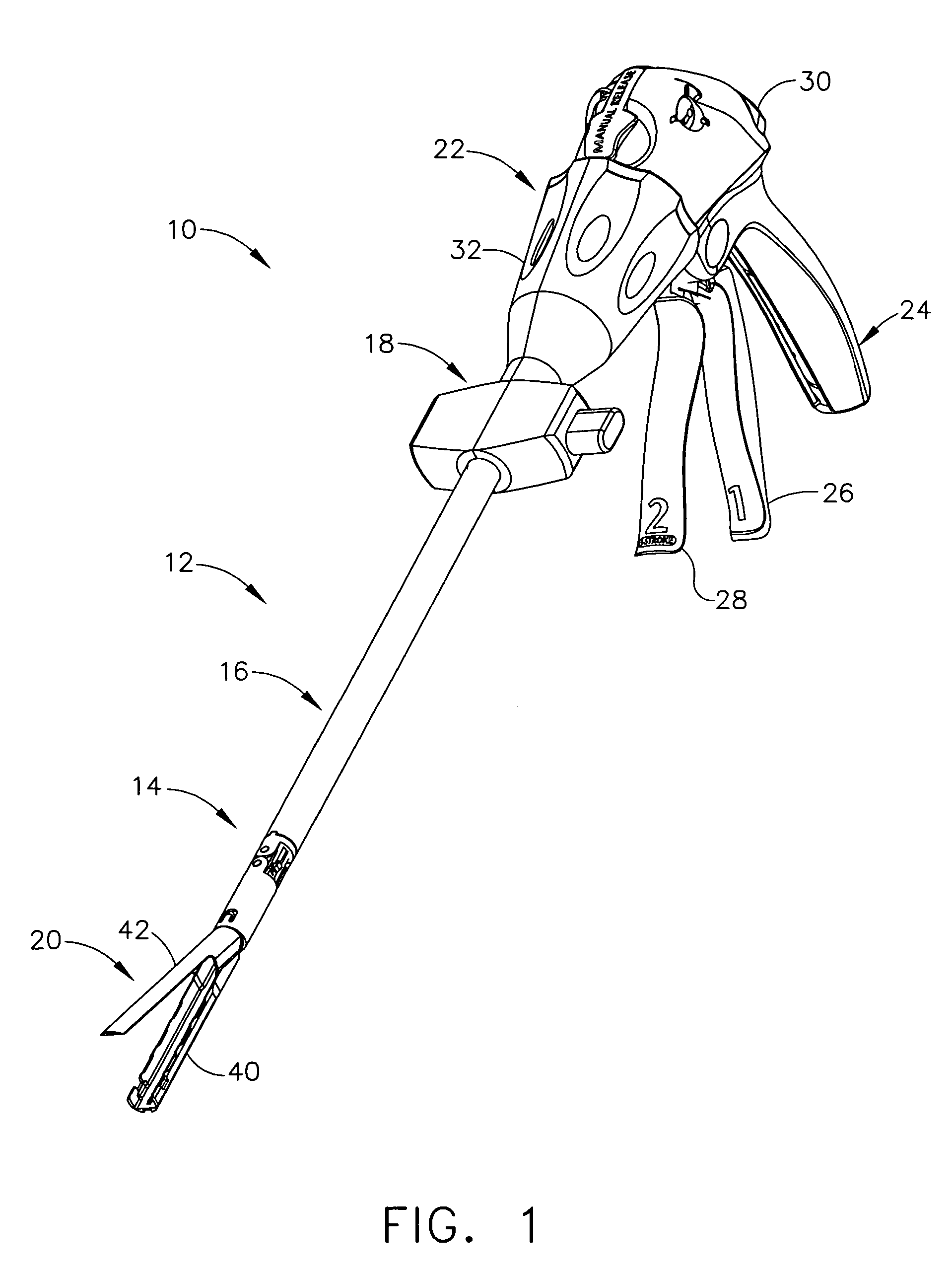 Surgical instrument with articulating shaft with rigid firing bar supports