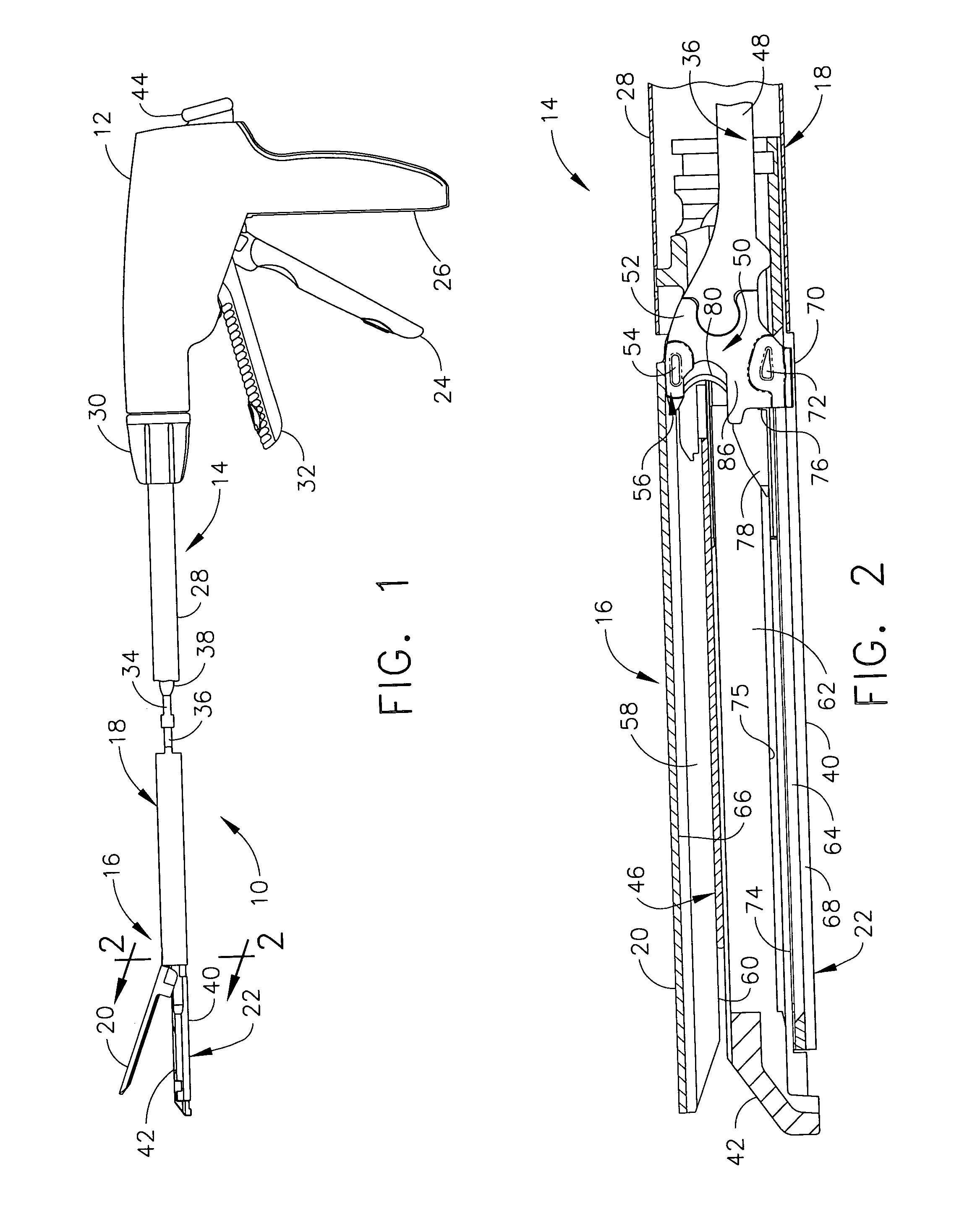 Surgical stapling instrument with mechanical mechanism for limiting maximum tissue compression