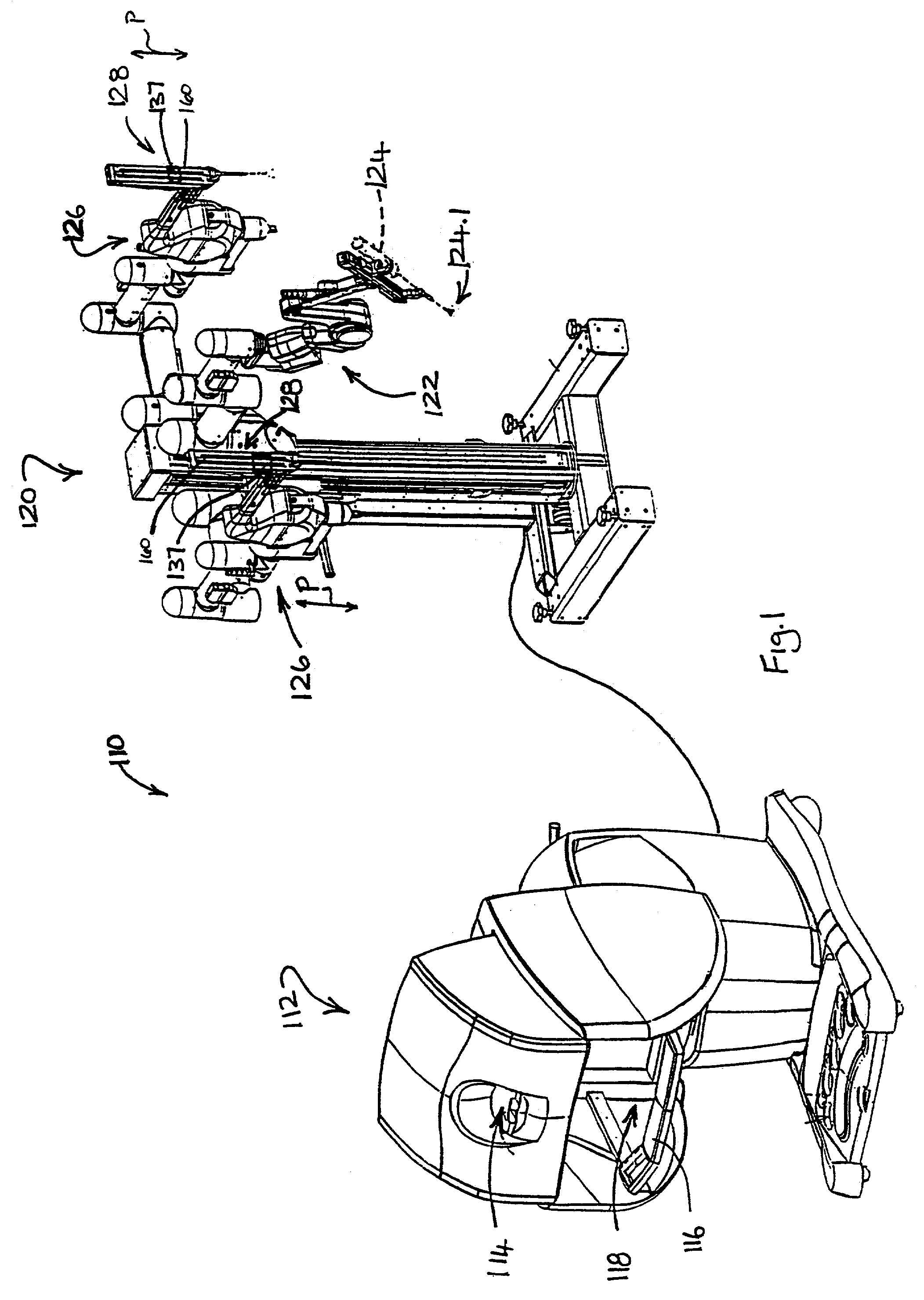 Robotic tool with monopolar electro-surgical scissors